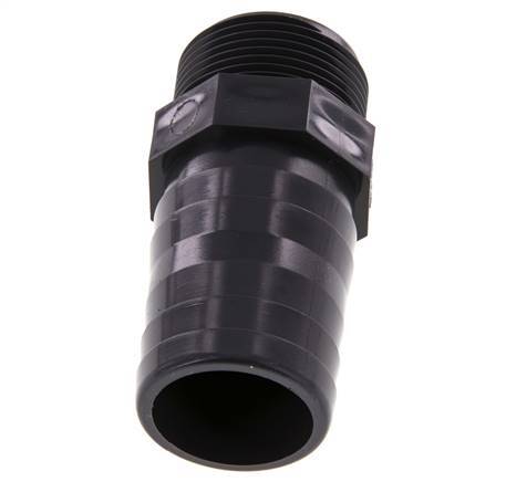40 mm & G1-1/4'' PVC-U Hose Barb Male 92mm EN 1452-3 [2 Pieces]