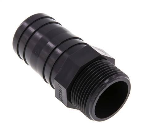 40 mm & G1-1/4'' PVC-U Hose Barb Male 92mm EN 1452-3 [2 Pieces]