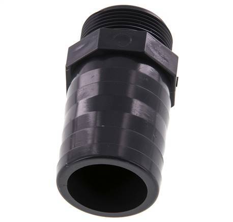 50 mm (2'') & G1-1/2'' PVC-U Hose Barb Male 99mm EN 1452-3 [2 Pieces]
