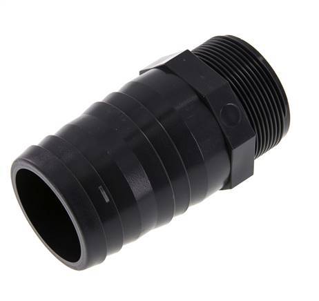 60 mm & G2'' PVC-U Hose Barb Male 118mm EN 1452-3