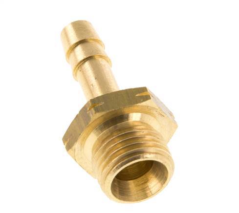 6 mm (1/4'') & G1/4'' LH Brass Hose Barb Male [2 Pieces]