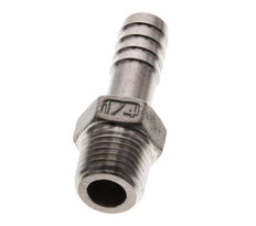 9 mm (3/8'') & 1/4''NPT Stainless Steel 1.4408 Hose Barb Male [2 Pieces]
