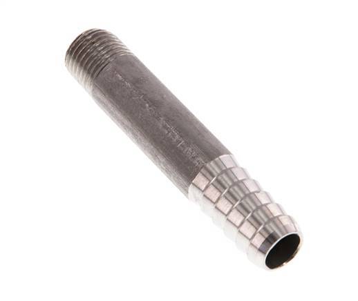 13 mm (1/2'') & R1/4'' Stainless Steel 1.4571 Hose Barb Male 70mm