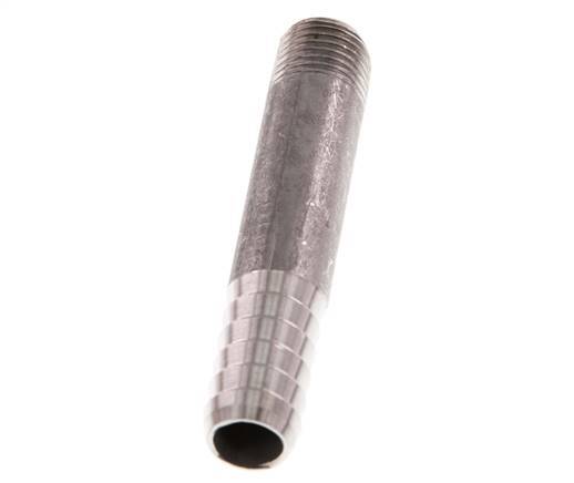 13 mm (1/2'') & R1/4'' Stainless Steel 1.4571 Hose Barb Male 70mm