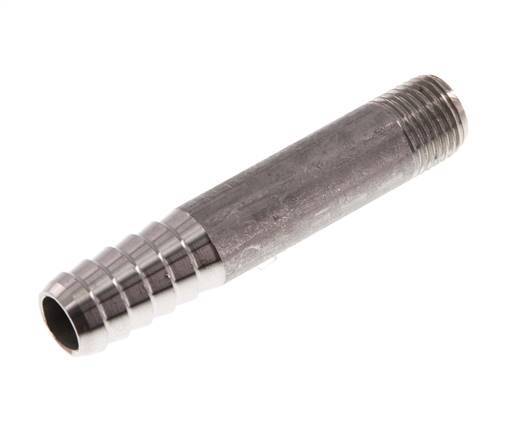 13 mm (1/2'') & R1/4'' Stainless Steel 1.4571 Hose Barb Male 70mm