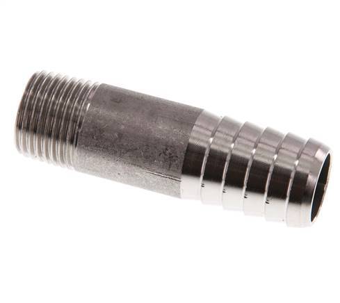 19 mm (3/4'') & R1/2'' Stainless Steel 1.4571 Hose Barb Male 70mm