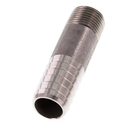 19 mm (3/4'') & R1/2'' Stainless Steel 1.4571 Hose Barb Male 70mm