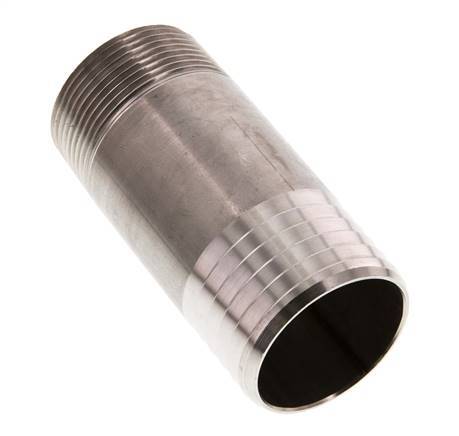 50 mm (2'') & R1-1/2'' Stainless Steel 1.4571 Hose Barb Male 100mm