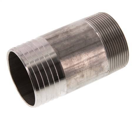 60 mm & R2'' Stainless Steel 1.4571 Hose Barb Male 100mm