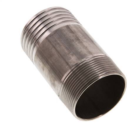 60 mm & R2'' Stainless Steel 1.4571 Hose Barb Male 100mm