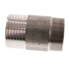 75 mm (3'') & R2-1/2'' Stainless Steel 1.4571 Hose Barb Male 120mm