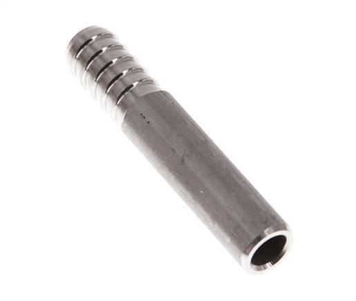 13 mm (1/2'') & 13.5 mm (1/4'') Stainless Steel 1.4571 Hose Barb Male 70mm