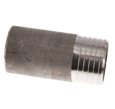 50 mm (2'') & 48.3 mm (1-1/2'') Stainless Steel 1.4571 Hose Barb Welding End 100mm
