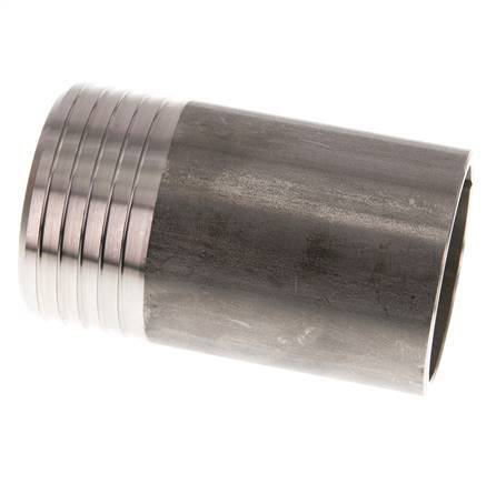 60 mm & 60.3 mm (2'') Stainless Steel 1.4571 Hose Barb Welding End 100mm