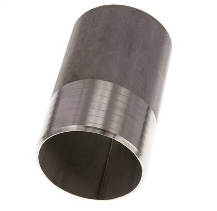 75 mm (3'') & 76.1 mm (2-1/2'') Stainless Steel 1.4571 Hose Barb Welding End 120mm