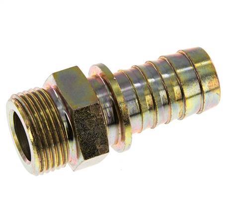 25 mm (1'') & G1'' zink plated Steel Hose Barb Male Safety collars