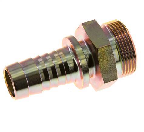 25 mm (1'') & G1-1/4'' zink plated Steel Hose Barb Male Safety collars