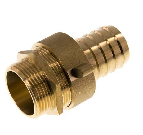 32 mm (1-1/4'') & G1-1/4'' Brass Hose Barb Male Flat Sealing NBR Wing Nut