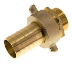 38 mm (1-1/2'') & G1-1/2'' Brass Hose Barb Male Flat Sealing NBR Wing Nut