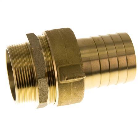 50 mm (2'') & G2'' Brass Hose Barb Male Flat Sealing NBR Wing Nut