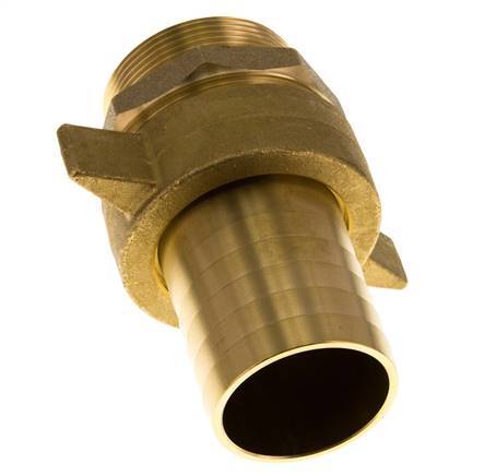 50 mm (2'') & G2'' Brass Hose Barb Male Flat Sealing NBR Wing Nut