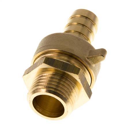13 mm (1/2'') & G1/2'' Brass Hose Barb MaleConical Sealing NBR Wing Nut
