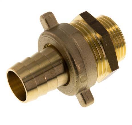 19 mm (3/4'') & G3/4'' Brass Hose Barb MaleConical Sealing NBR Wing Nut