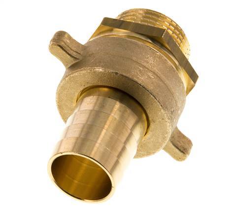25 mm (1'') & G1'' Brass Hose Barb MaleConical Sealing NBR Wing Nut