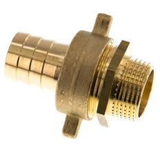 25 mm (1'') & G1'' Brass Hose Barb MaleConical Sealing NBR Wing Nut
