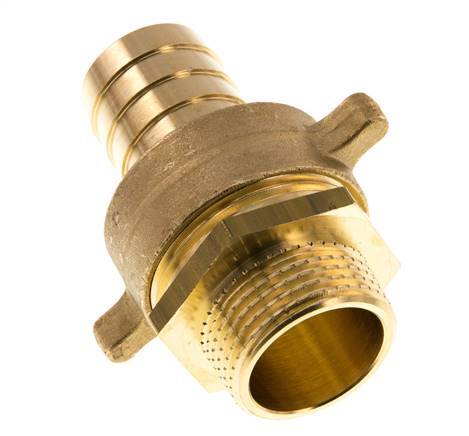 25 mm (1'') & G1'' Brass Hose Barb MaleConical Sealing NBR Wing Nut