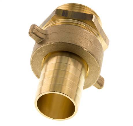 32 mm (1-1/4'') & G1-1/4'' Brass Hose Barb MaleConical Sealing NBR Wing Nut