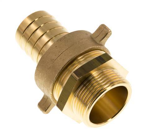 32 mm (1-1/4'') & G1-1/4'' Brass Hose Barb MaleConical Sealing NBR Wing Nut