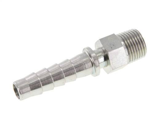 13x25 mm & R1/2'' zink plated Steel Hose Pillar with Male Threads DIN EN 14423