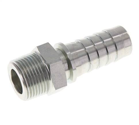 25x40 mm & R1'' zink plated Steel Hose Pillar with Male Threads DIN EN 14423