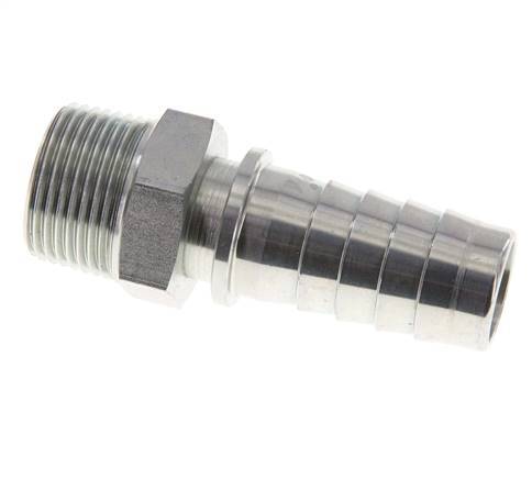 25x40 mm & R1'' zink plated Steel Hose Pillar with Male Threads DIN EN 14423