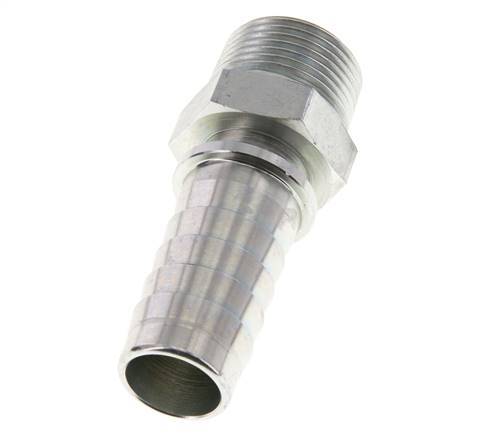 25x40 mm & R1'' zink plated Steel Hose Pillar with Male Threads DIN EN 14423