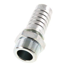 32x48 mm & R1-1/4'' zink plated Steel Hose Pillar with Male Threads DIN EN 14423