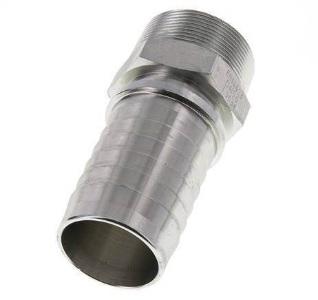 50x68 mm & R2'' zink plated Steel Hose Pillar with Male Threads DIN EN 14423