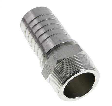 50x68 mm & R2'' zink plated Steel Hose Pillar with Male Threads DIN EN 14423