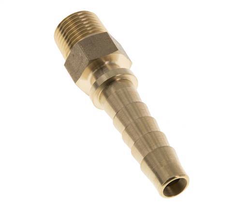 13x25 mm & R1/2'' Brass Hose Pillar with Male Threads DIN EN 14423