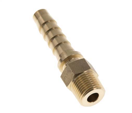 13x25 mm & R1/2'' Brass Hose Pillar with Male Threads DIN EN 14423