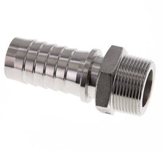 32x48 mm & R1-1/4'' Stainless Steel 1.4301 Hose Pillar with Male Threads DIN EN 14423