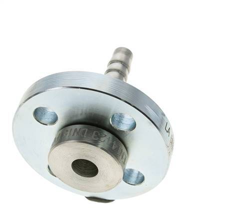 13x25 mm zink plated Steel Hose Pillar with Turnable Flange PN 10/16/25/40 DIN EN 14423 / DIN 2826