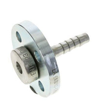 13x25 mm zink plated Steel Hose Pillar with Turnable Flange PN 10/16/25/40 DIN EN 14423 / DIN 2826