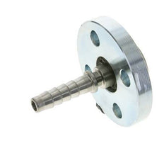 13x25 mm zink plated Steel Hose Pillar with Turnable Flange PN 10/16/25/40 DIN EN 14423 / DIN 2826