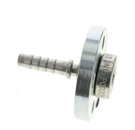 13x25 mm zink plated Steel Hose Pillar with Turnable Flange PN 10/16/25/40 DIN EN 14423 / DIN 2826