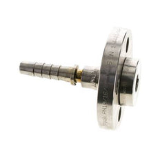 13x25 mm Stainless Steel 1.4401 Hose Pillar with Turnable Flange PN 10/16/25/40 DIN EN 14423 / DIN 2826