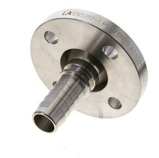 25x40 mm Stainless Steel 1.4401 Hose Pillar with Turnable Flange PN 10/16/25/40 DIN EN 14423 / DIN 2826