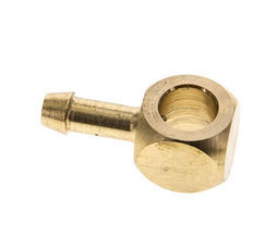 6 mm (1/4'') & G1/8'' Brass Banjo Fitting with Hose Barb [2 Pieces]