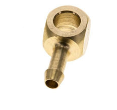 6 mm (1/4'') & G1/8'' Brass Banjo Fitting with Hose Barb [2 Pieces]